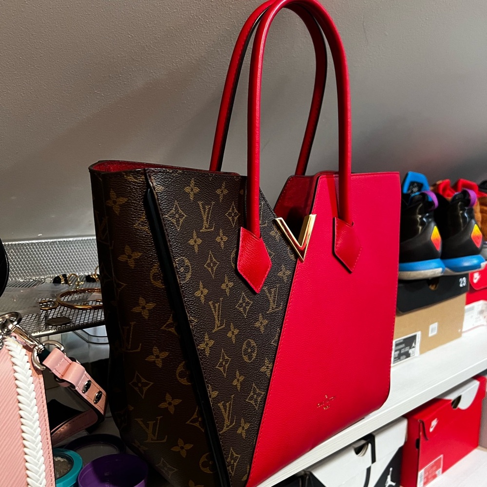 LOUIS VUITTON MONOGRAM CANVAS+LEATHER KIMONO MM BAG RETAIL $3250